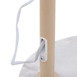Lindby maavalaisin Tonka, beige, metalli/marmori, 185 cm, E27