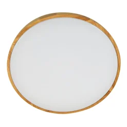 Lindby Oras LED-kattotuuletin, valkoinen, DC, hiljainen, Ø 107 cm