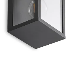 Lindby Peldar ulkoseinävalaisin, kirkas, 2-valo, 38cm, metallia