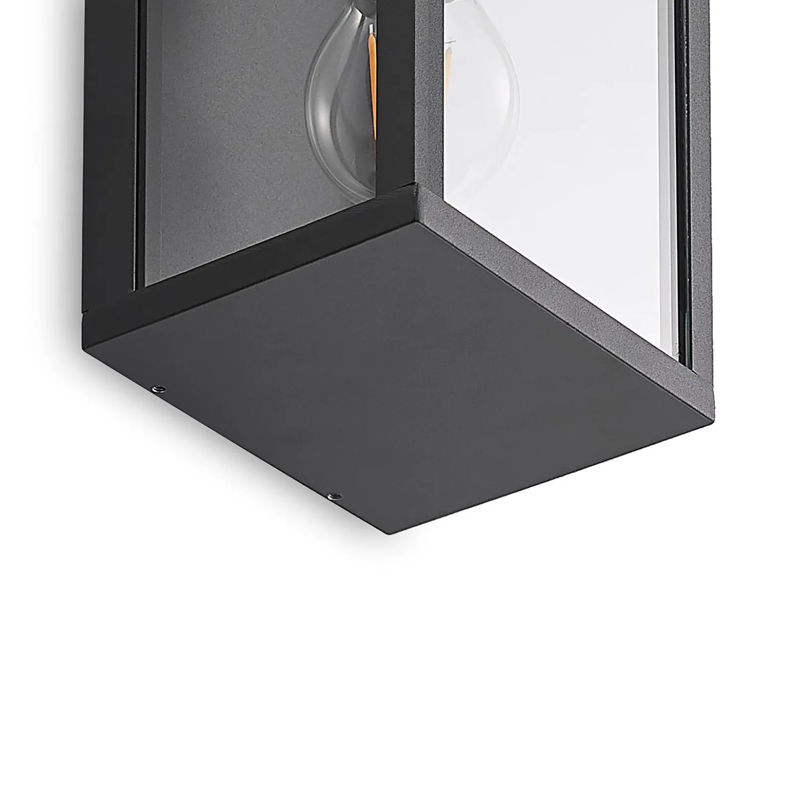 Lindby Peldar ulkoseinävalaisin, kirkas, 2-valo, 38cm, metallia