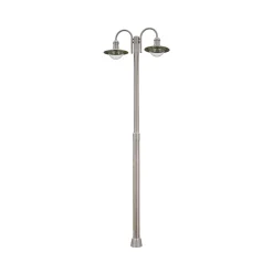 Lindby pylväsvalaisin Damion, 200 cm, 2-valoinen, E27, IP44