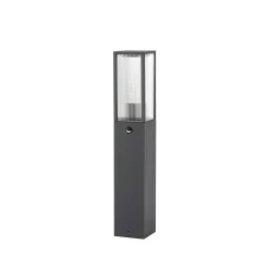 Lindby pylväsvalaisin Peldar, antrasiitti/uurrettu, 80 cm, anturi