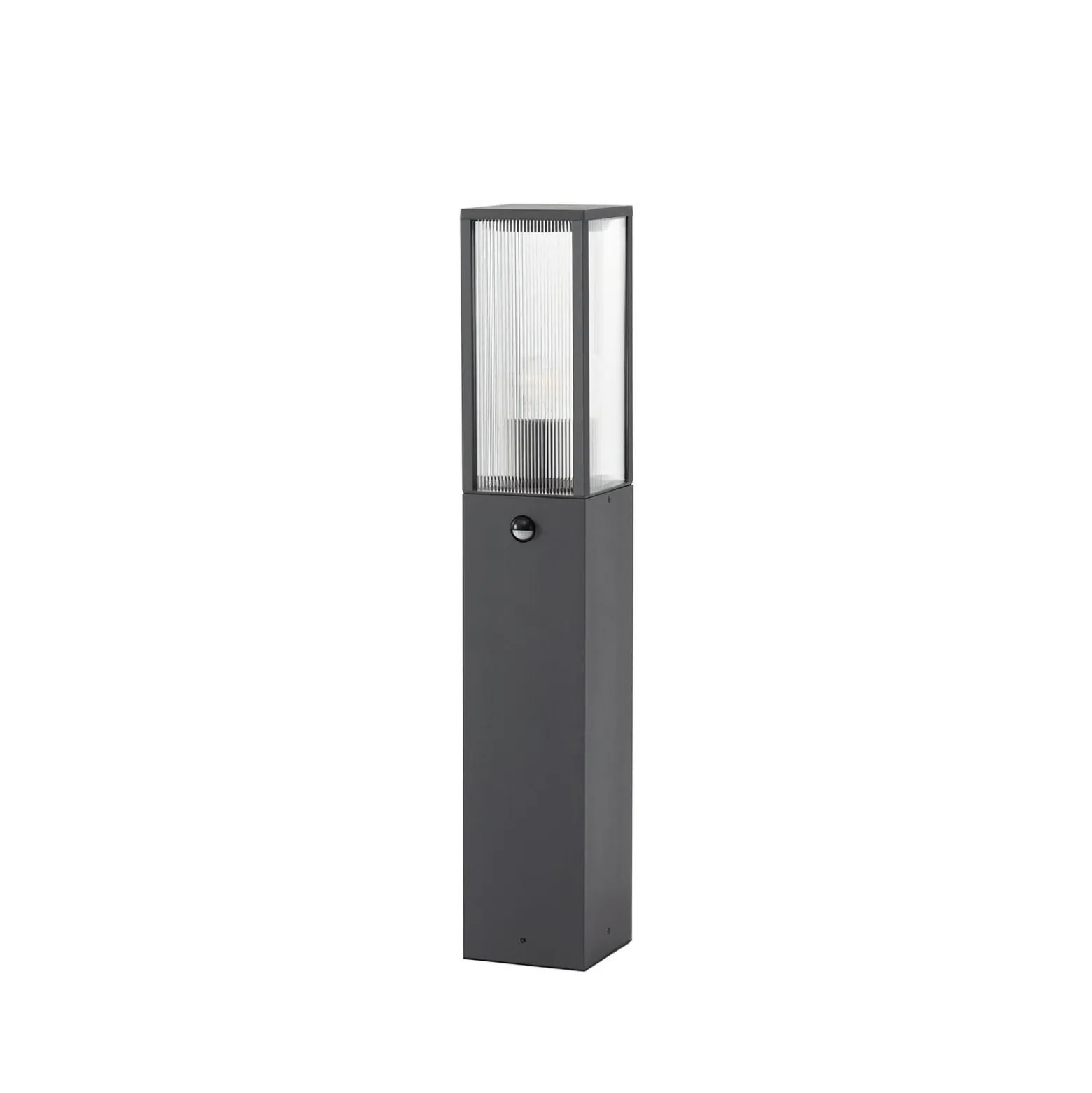 Lindby pylväsvalaisin Peldar, antrasiitti/uurrettu, 80 cm, anturi