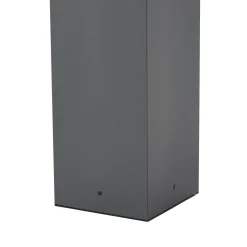 Lindby pylväsvalaisin Peldar, antrasiitti/uurrettu, 80 cm, anturi