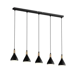 Lindby riippuvalaisin Arina, 100 cm, musta, 5-valo, 5 valoa