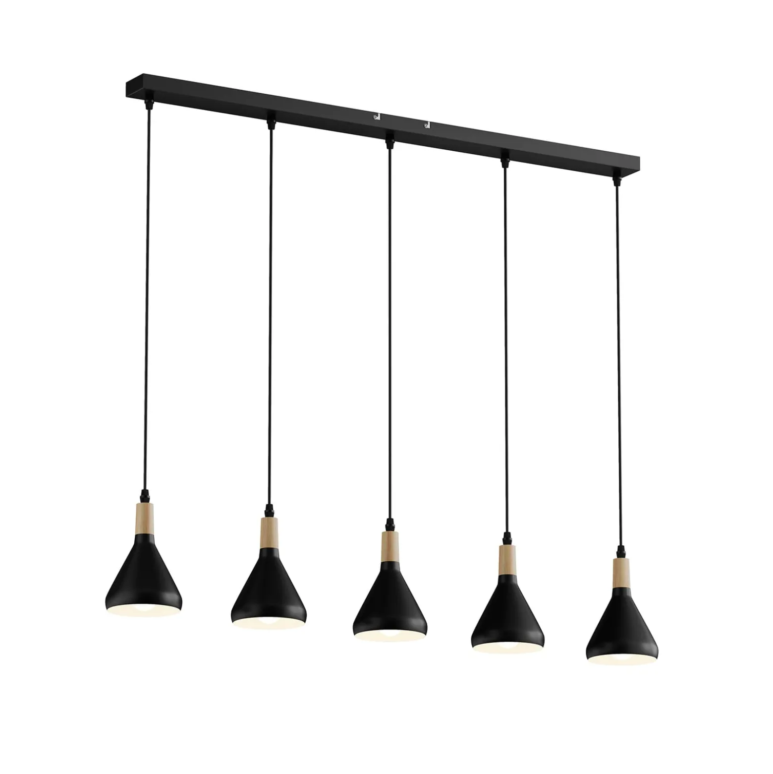Lindby riippuvalaisin Arina, 100 cm, musta, 5-valo, 5 valoa