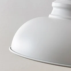 Lindby Riippuvalaisin Cliona, valkoinen, metalli, Ø 31 cm, E27