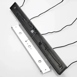 Lindby-riippuvalaisin Concretto, 100 cm, harmaa, 5-valo, betoni