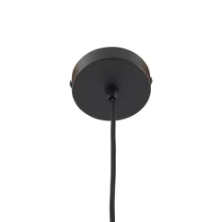 Lindby riippuvalaisin Doroteo, 25 cm, 1-lamppuinen, keltainen, lasi