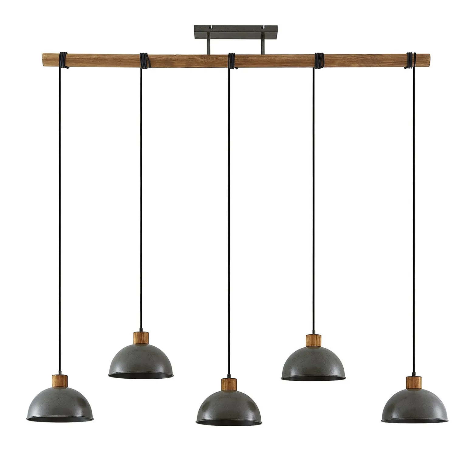 Lindby-riippuvalaisin Durbis, 149 cm, musta, 5-valo, puuta