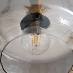 Lindby Riippuvalaisin Hildur, 6-valo, savunharmaa, lasi