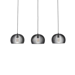 Lindby Riippuvalaisin Jusra, musta, metalli, 3-valo, 99cm
