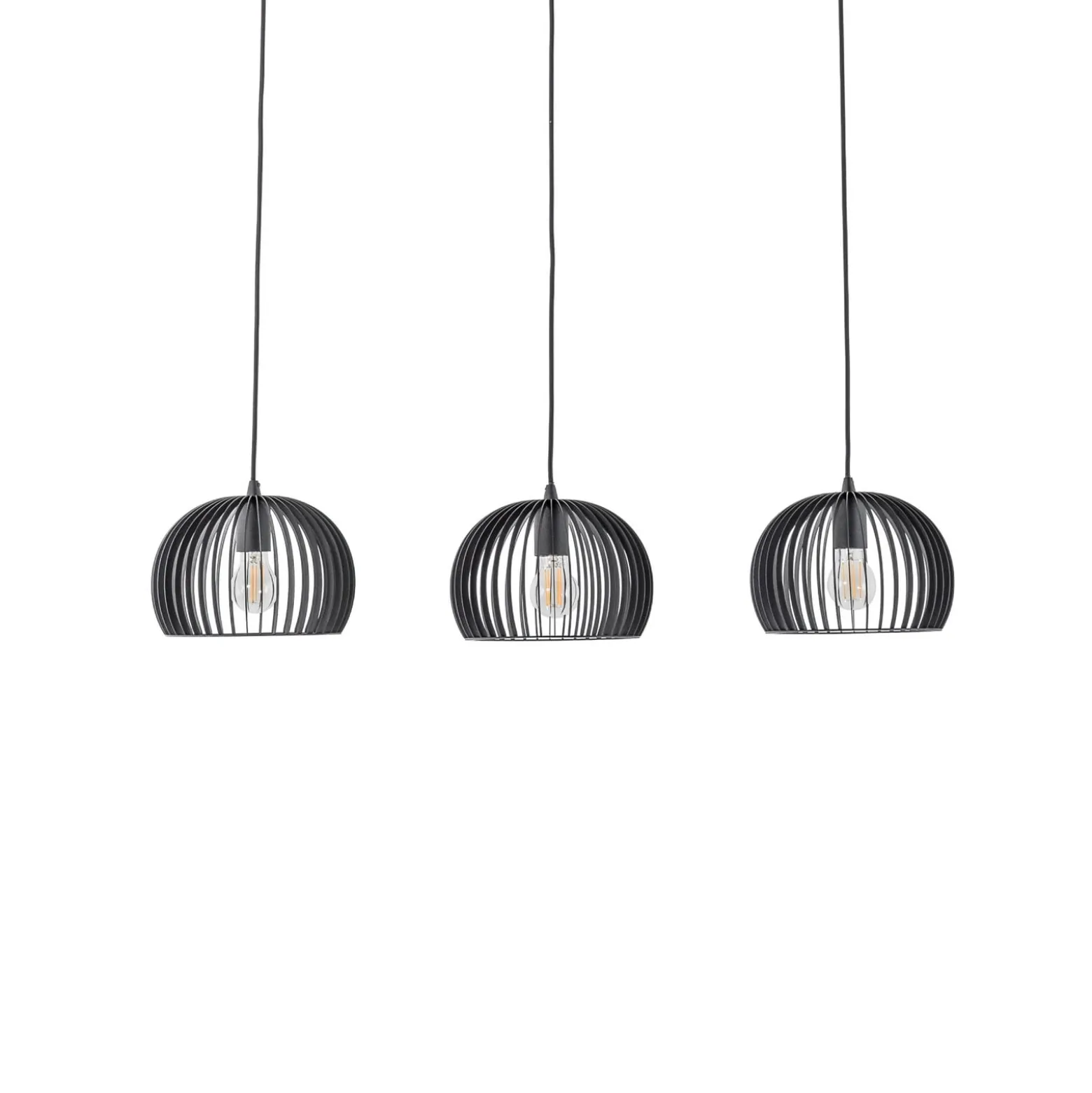 Lindby Riippuvalaisin Jusra, musta, metalli, 3-valo, 99cm