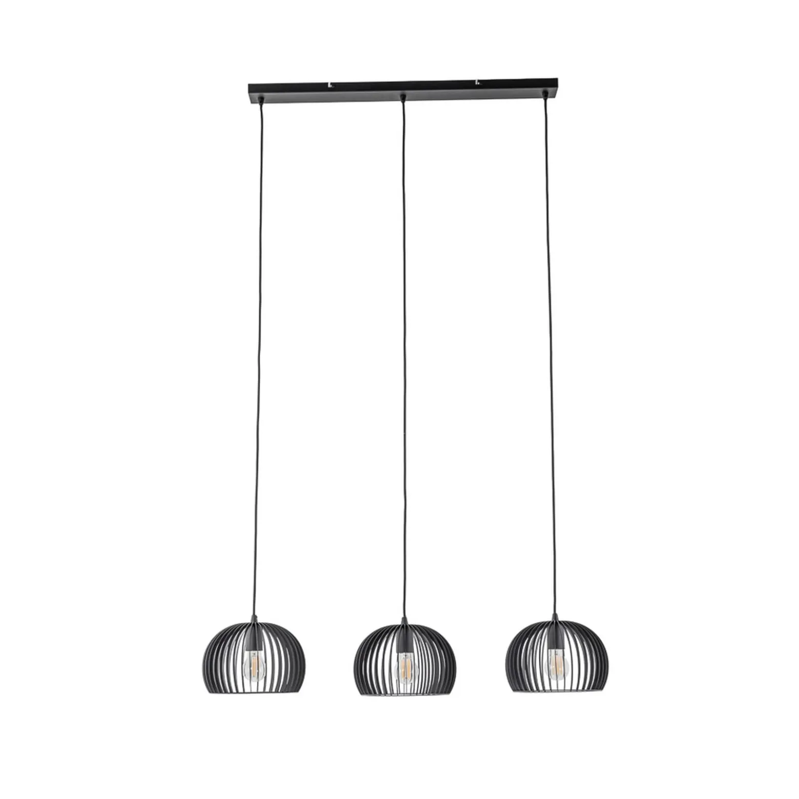 Lindby Riippuvalaisin Jusra, musta, metalli, 3-valo, 99cm