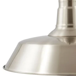 Lindby riippuvalaisin Laylan, nikkeli/valkoinen, Ø 46 cm, metallia