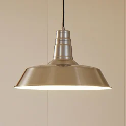 Lindby riippuvalaisin Laylan, nikkeli/valkoinen, Ø 46 cm, metallia