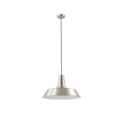 Lindby riippuvalaisin Laylan, nikkeli/valkoinen, Ø 46 cm, metallia