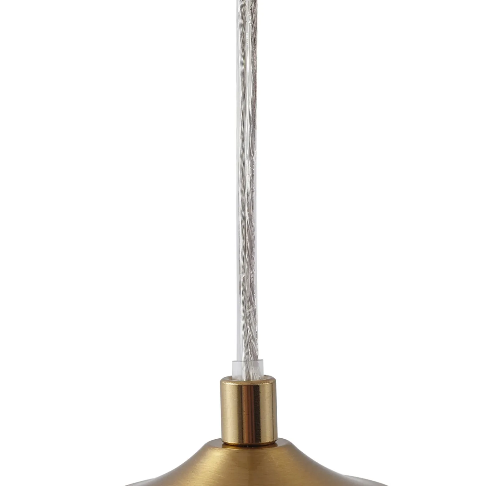 Lindby riippuvalaisin Piatra, Ø45cm, 5-valo, konjakki/messinki, lasi
