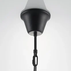 Lindby riippuvalaisin Rozalie, musta, metalli, lyhty, 21cm