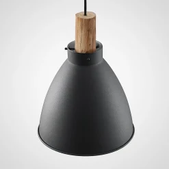 Lindby riippuvalaisin Trebale, E27, Ø 28 cm, musta, metalli