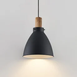 Lindby riippuvalaisin Trebale, E27, Ø 28 cm, musta, metalli