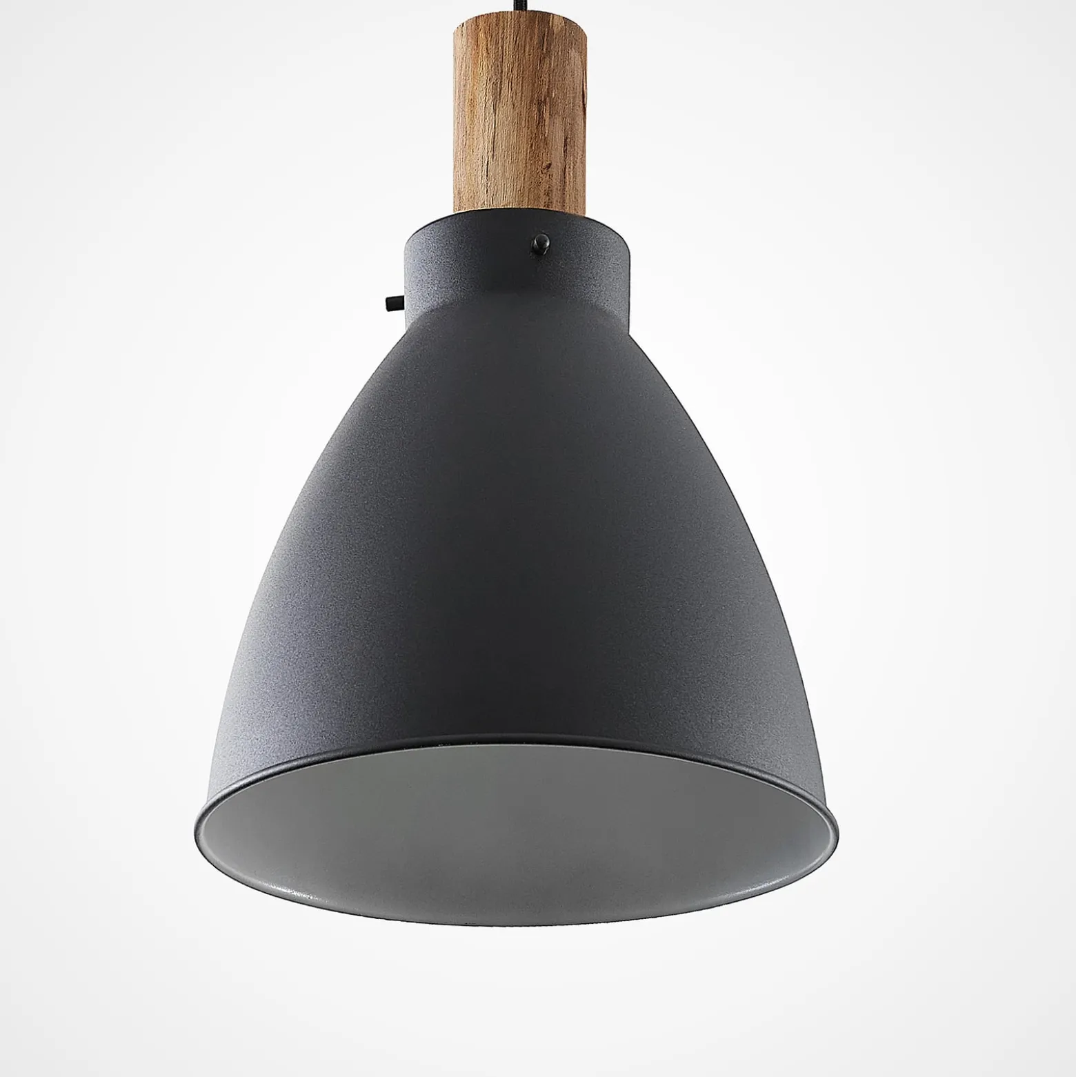 Lindby riippuvalaisin Trebale, E27, Ø 28 cm, musta, metalli