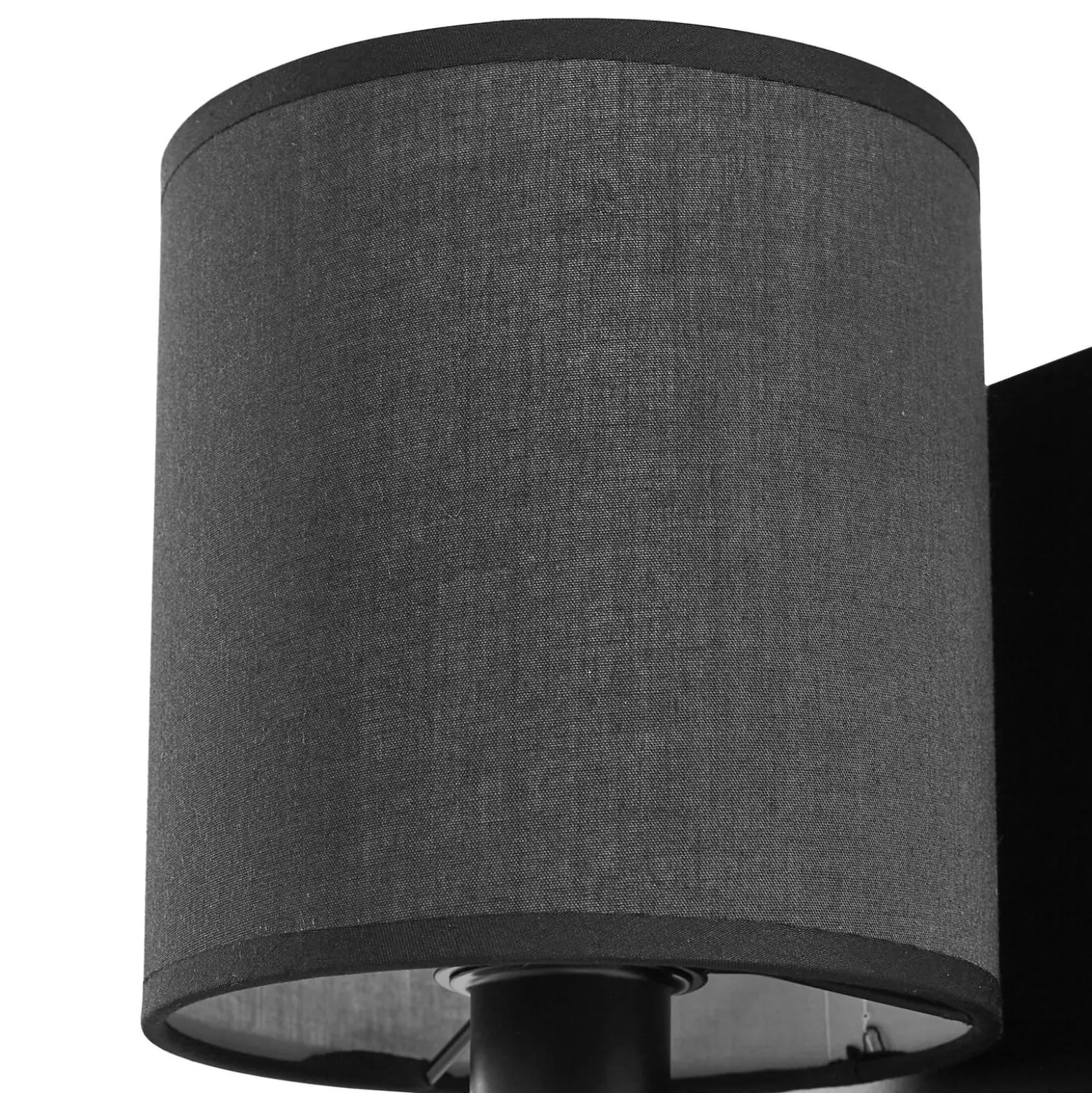 Lindby seinävalaisin Aiden, 30 cm, musta, LED-lukuvalo, E14