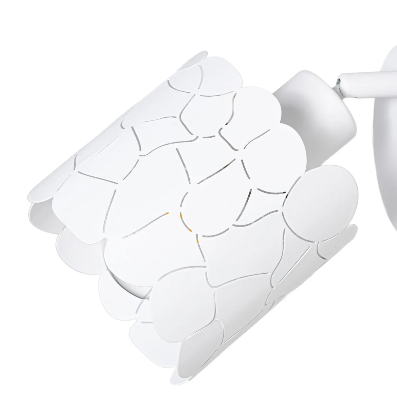 Lindby seinävalaisin Aralena, valkoinen, 1-valo, metalli, Ø 12 cm
