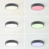 Lindby Smart LED-kattovalaisin Elmor Ø 45 cm harmaa RGB CCT