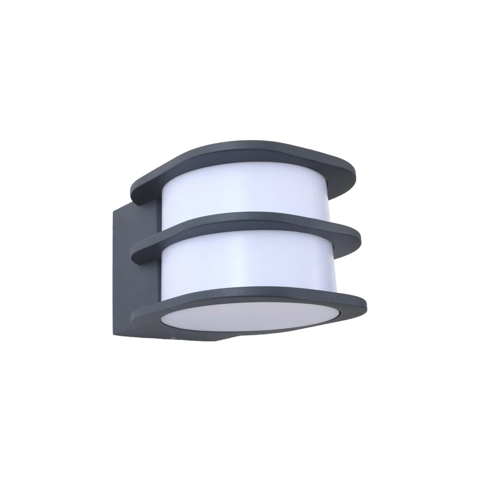 Lindby Smart LED-ulkoseinävalaisin Fyra, pyöreä, CCT, RGB, Tuya