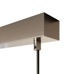 Lindby Sofian-riippuvalaisin, meripihka, lasi, 100 cm, 3-valo.