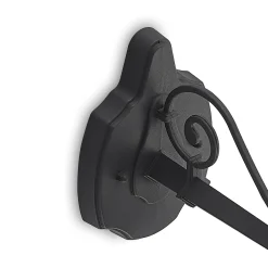 Lindby ulkoseinävalaisin Elinda, korkeus 29 cm, antrasiitti, lasia