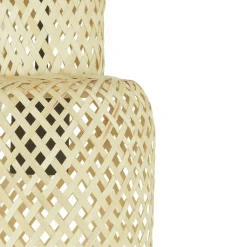 Lindby Venora riipusvalaisin, pyöreä, 3-valo, Ø 15 cm, bambu