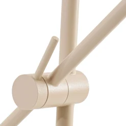 Lindby Vilo -lattiavalaisin, beige, 153 cm, GU10, kääntyvä