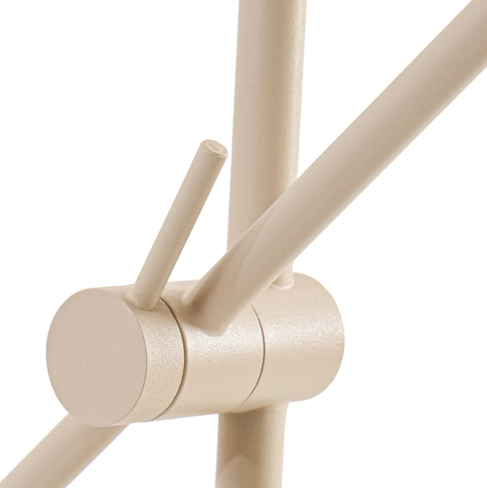 Lindby Vilo -lattiavalaisin, beige, 153 cm, GU10, kääntyvä