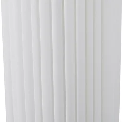 Lindby Virelle lattiavalaisin, valkoinen, tekstiili, korkeus 117 cm, E27
