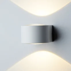 LOOM DESIGN Frey LED-seinävalaisin IP65 2x6W valkoinen