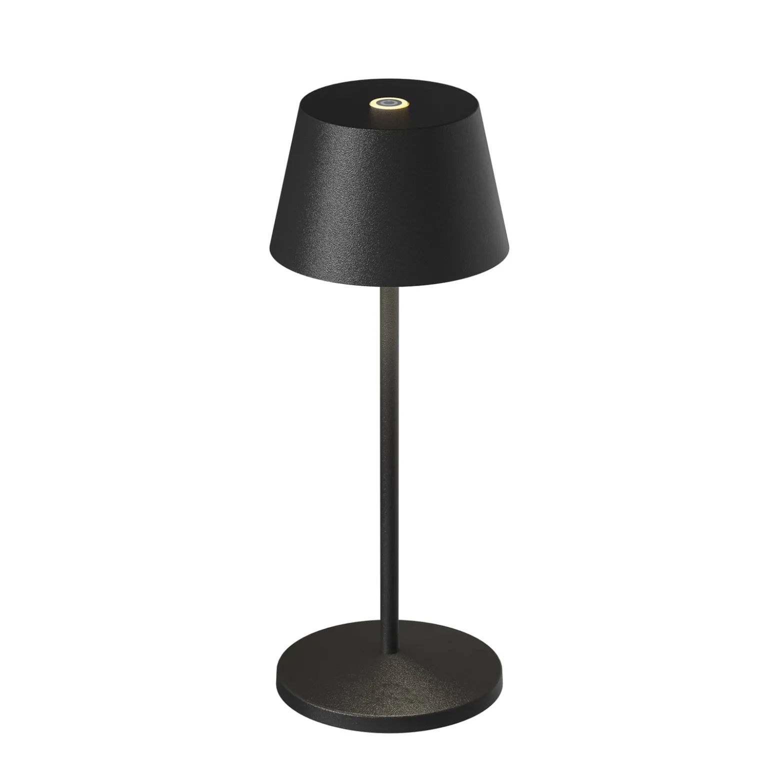LOOM DESIGN LED-akkukäyttöinen pöytävalaisin Modi Micro, IP65, musta