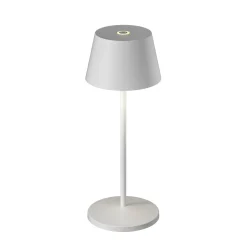 LOOM DESIGN LED-akkukäyttöinen pöytävalaisin Modi Micro, IP65, valkoinen