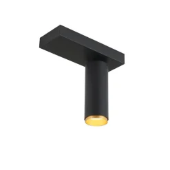 LOOM DESIGN LED-kattokohdevalo X-Beam, 1-lamppuinen, musta