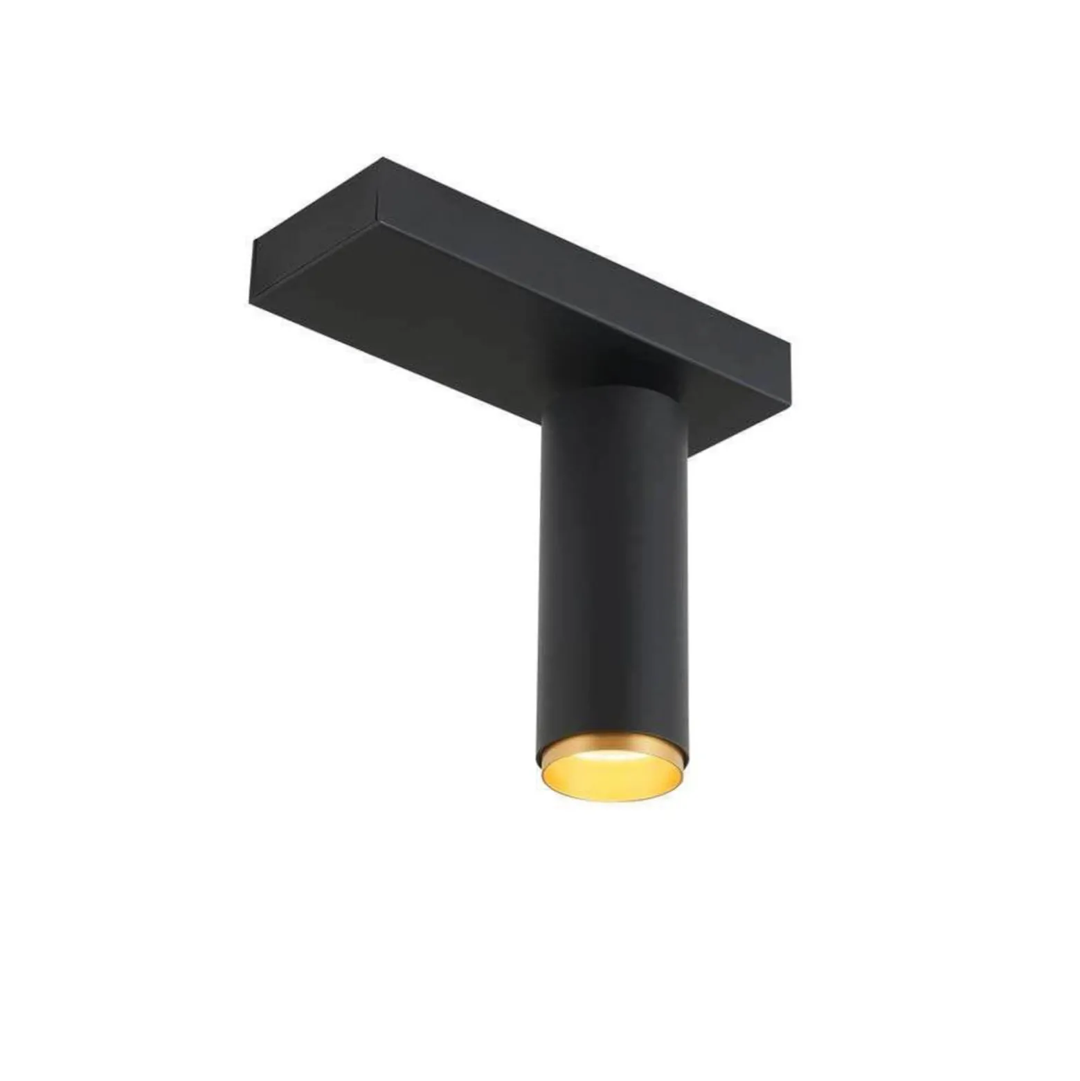 LOOM DESIGN LED-kattokohdevalo X-Beam, 1-lamppuinen, musta