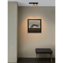 LOOM DESIGN LED-kattokohdevalo X-Beam, 2-lamppuinen, valkoinen