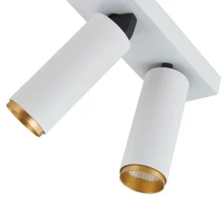 LOOM DESIGN LED-kattokohdevalo X-Beam, 2-lamppuinen, valkoinen