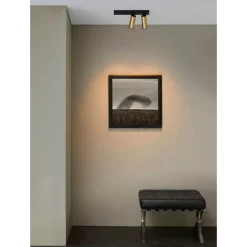 LOOM DESIGN LED-kattokohdevalo X-Beam, 2-lamppuinen, valkoinen