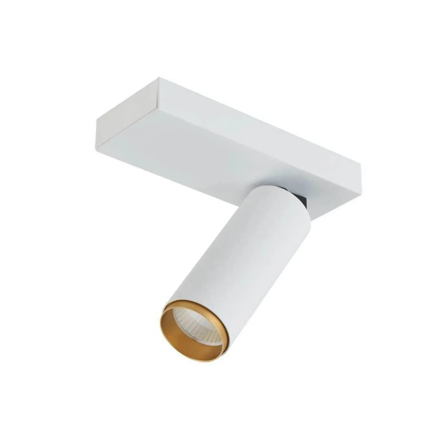 LOOM DESIGN LED-kattokohdevalo X-Beam, 1-lamppuinen, valkoinen