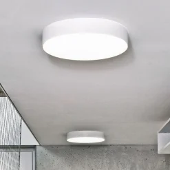 LOOM DESIGN LED-kattovalaisin Lucia, valkoinen, Ø 45 cm alumiinia