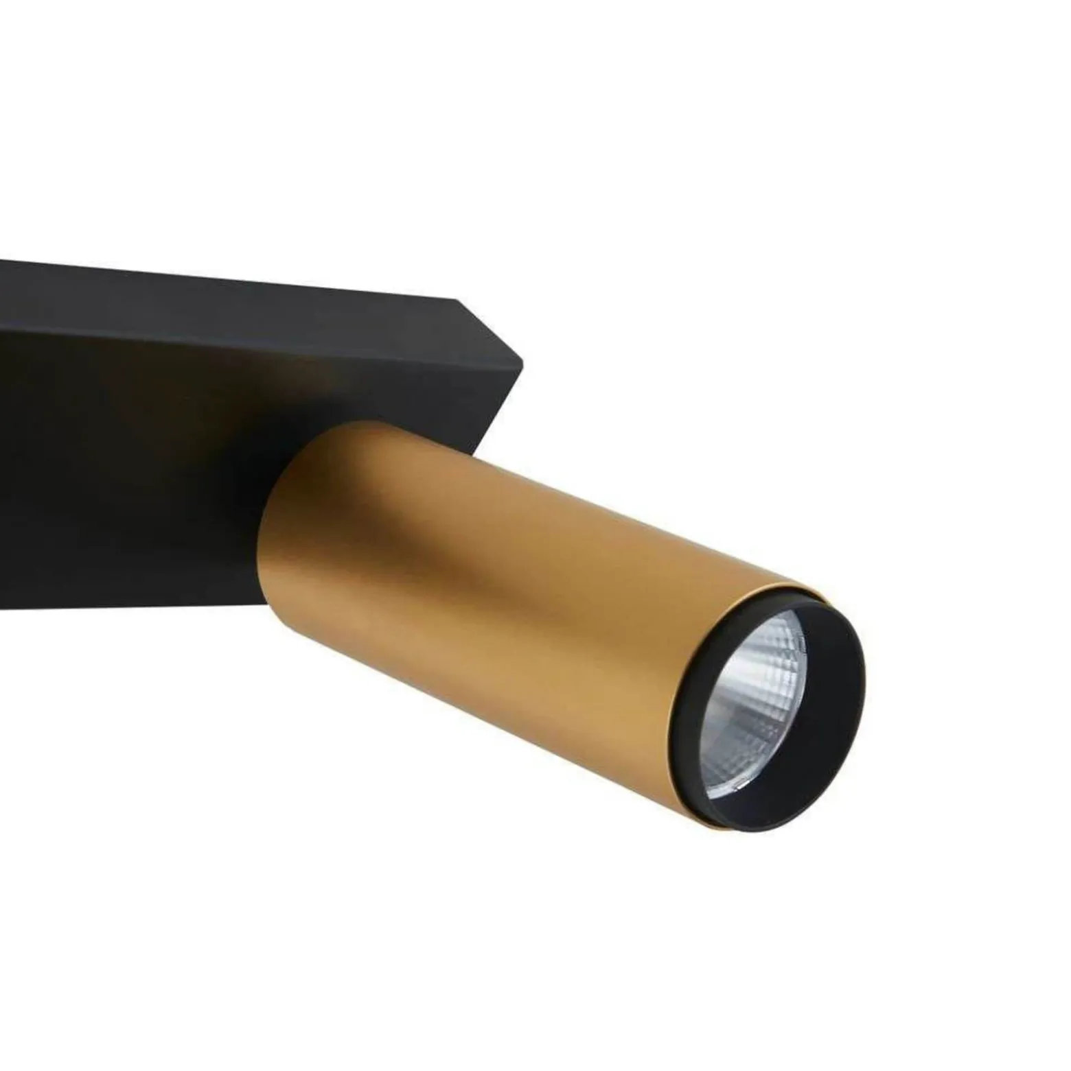 LOOM DESIGN LED-kattovalaisin X-Beam, 1-lamppuinen, musta/kultainen