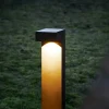 LOOM DESIGN LED-pylväsvalaisin Arn, corten-teräs, korkeus 70 cm, alumiini