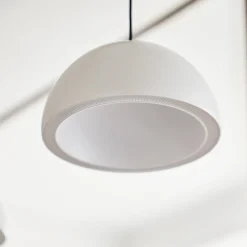 LOOM DESIGN LED-riippuvalaisin Curve, valkoinen, alumiini, Ø 14 cm