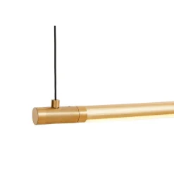 LOOM DESIGN LED-riippuvalaisin Straw 200, kulta, alumiini